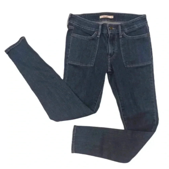 Levi Strauss Mid Rise Skinny  Medium Wash Jeans Size 27 - Picture 3 of 11